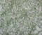 White-Green Nylon Floral Vine Printed Lace Mesh Knit Fabric By the Yard